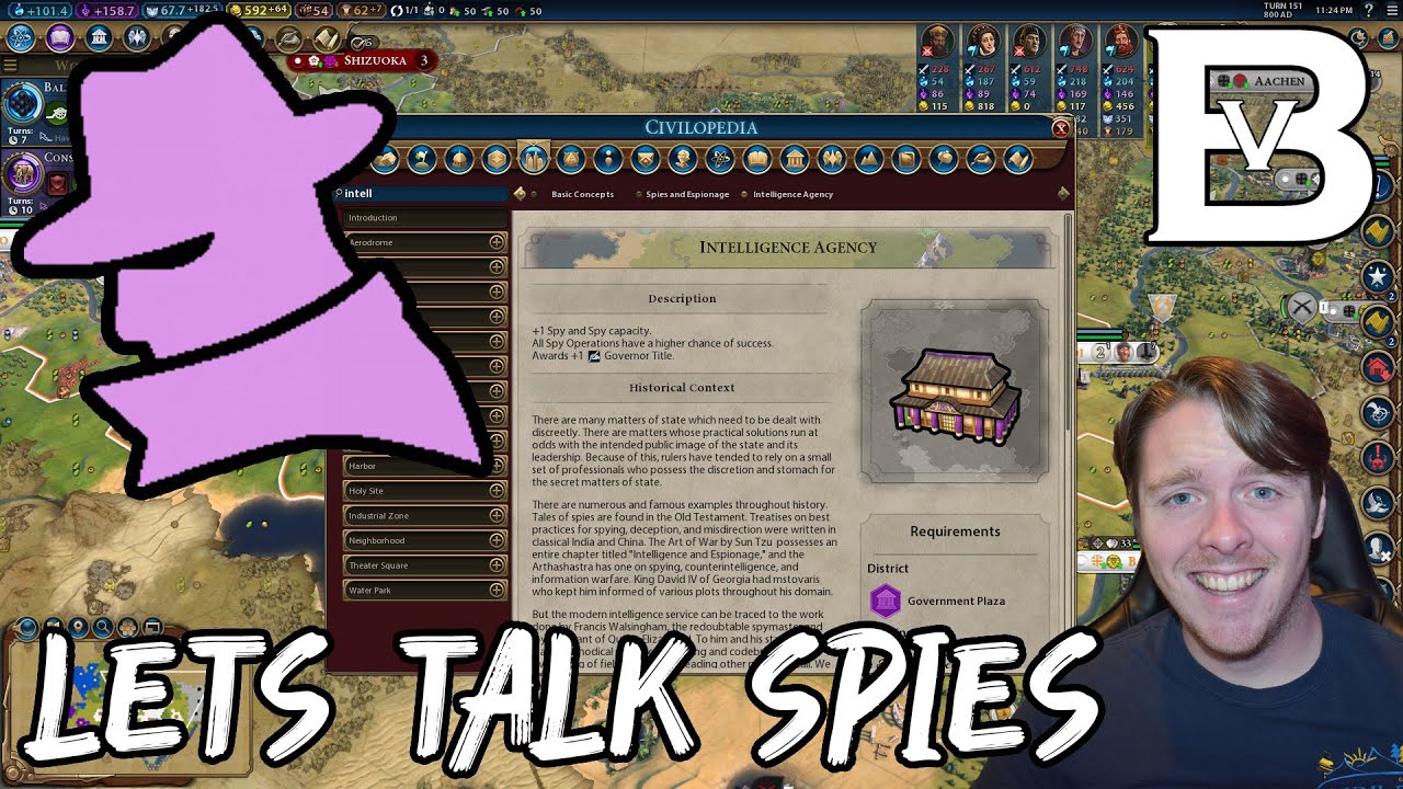 Let's Talk Spies - Civilization 6 Tutorial