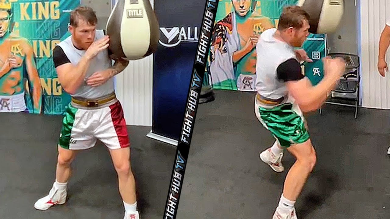 CANELO DISPLAYING MASTERFUL HEAD MOVEMENT; DEADLY COUNTERS IN TRAINING FOR CALEB PLANT