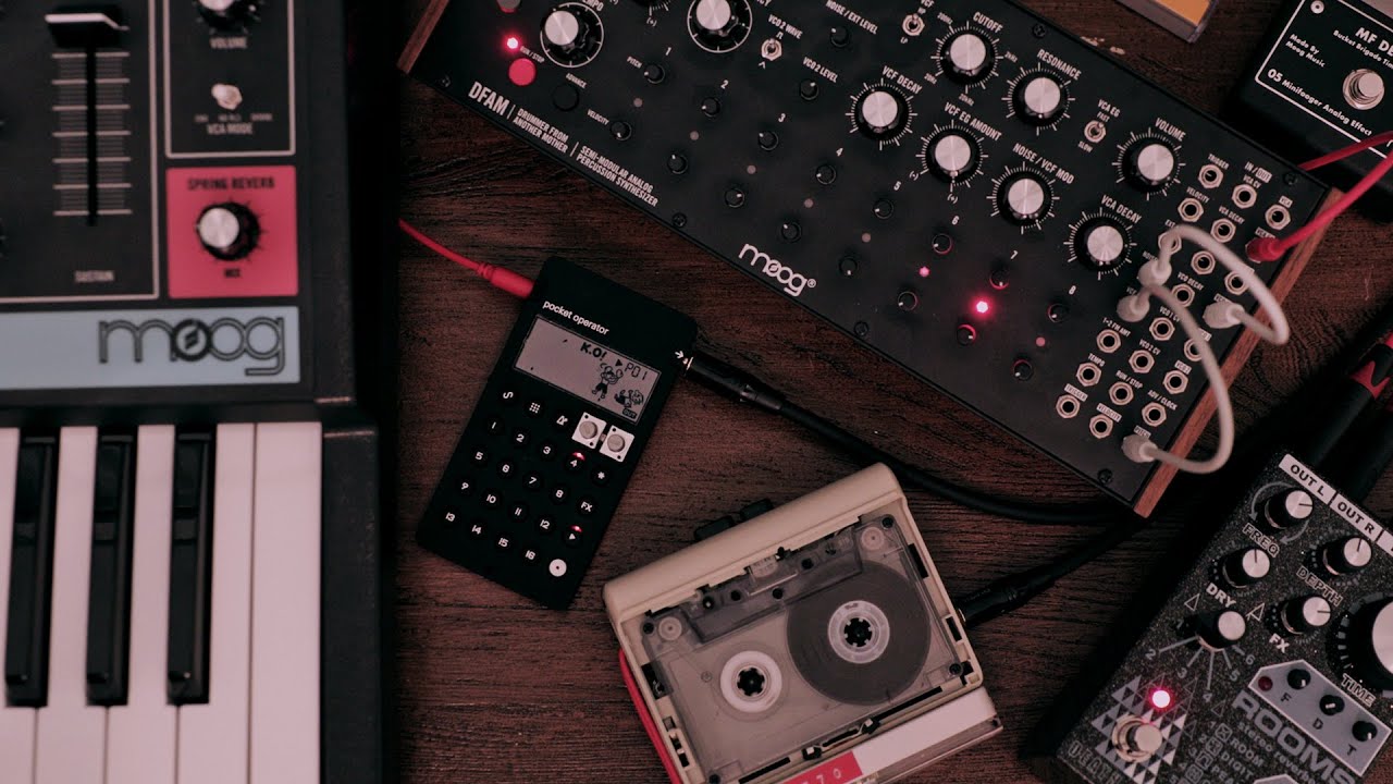 MOOG GRANDMOTHER / DFAM / PO-33 KO! / TAPE LOOP / DEATH BY AUDIO ROOMS / MINIFOOGER