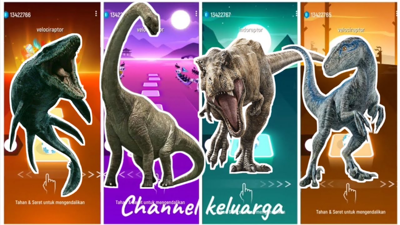 Jurassic world mosasaurus vs stegosaurus vs tyrannosaurus vs velociraptor 