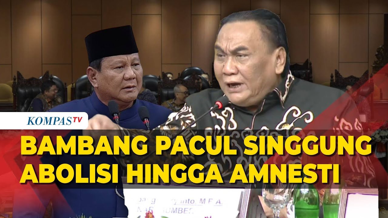 [FULL] Bambang Pacul Sebut Presiden Prabowo Bukan Korea saat Singgung Abolisi-Amnesti