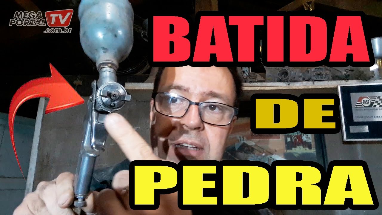 COMO APLICAR BATIDA DE PEDRA COM PISTOLA DE PINTURA