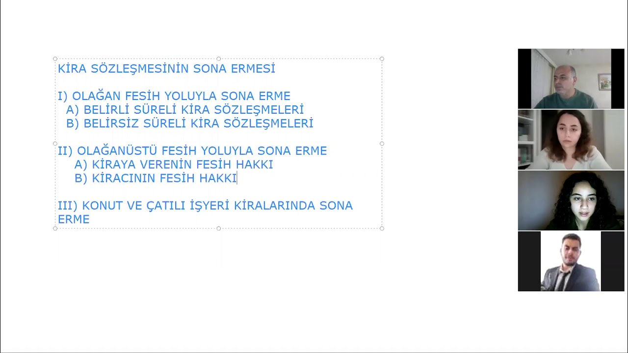Kira Sözleşmesinin Sona Ermesi 1