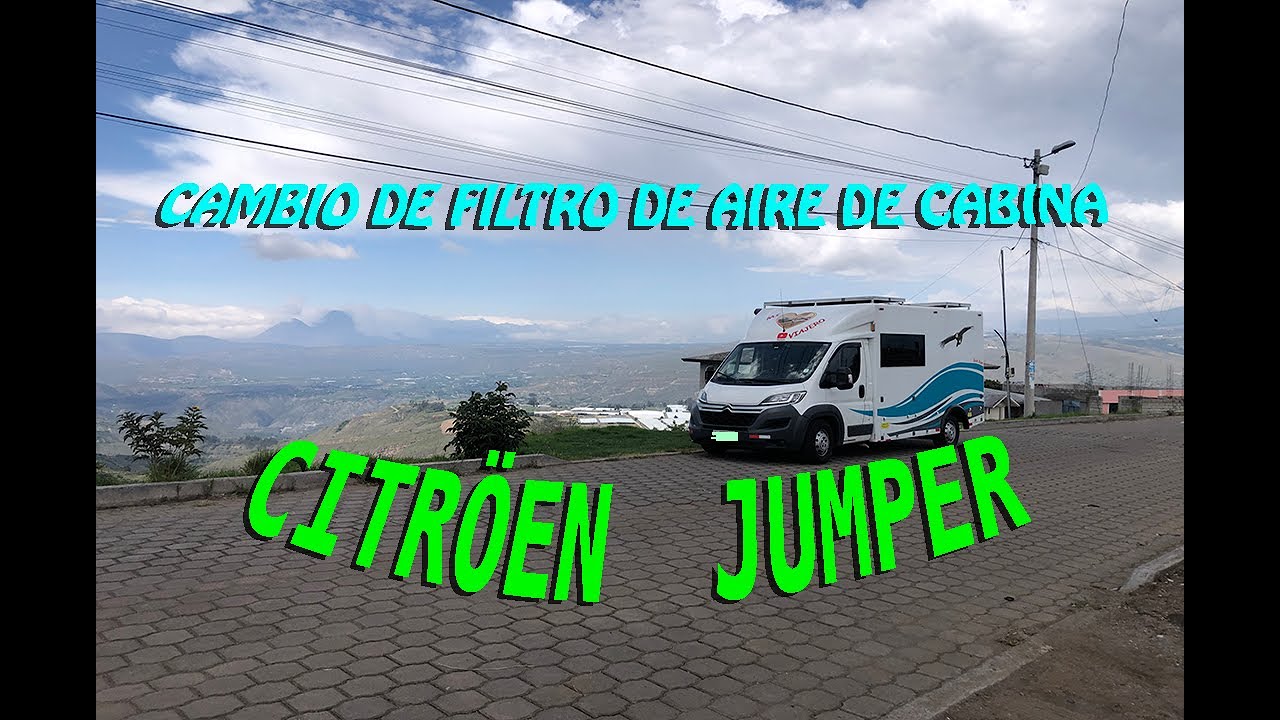 CAMBIO FILTRO DE AIRE DE CABINA DE CITRÖEN JUMPER