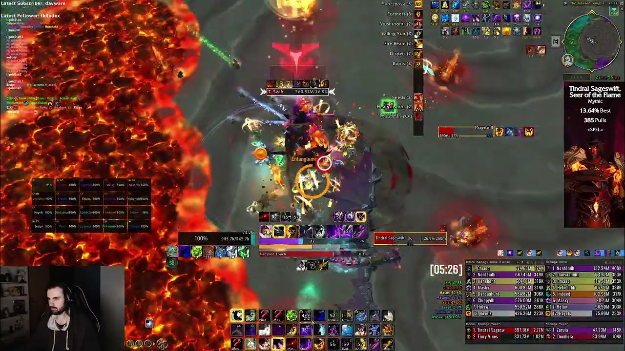 Mythic Tindral Shadow Priest kill pov