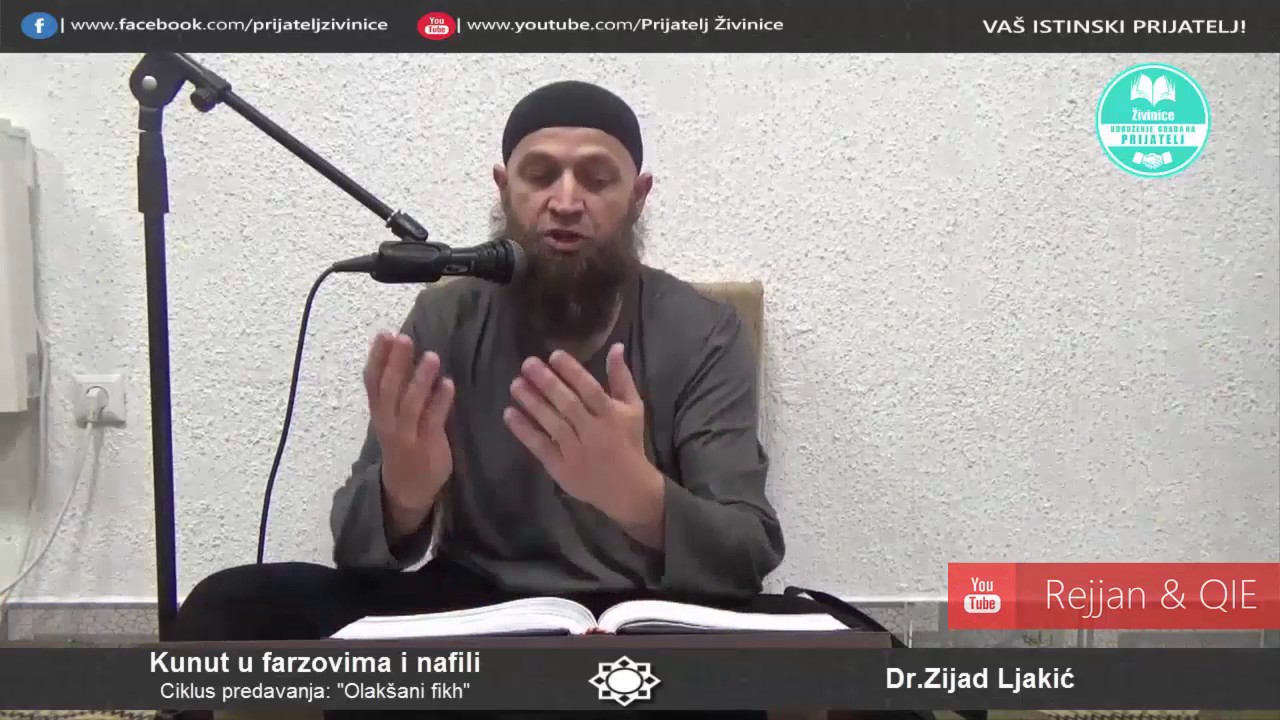 Potiranje lica nakon učenja kunut dove - dr. Zijad Ljakić