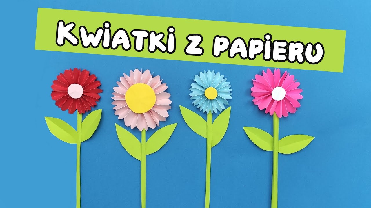 Dzień babci, Kwiatki z papieru, prezent dla babci, prezent na dzień mamy