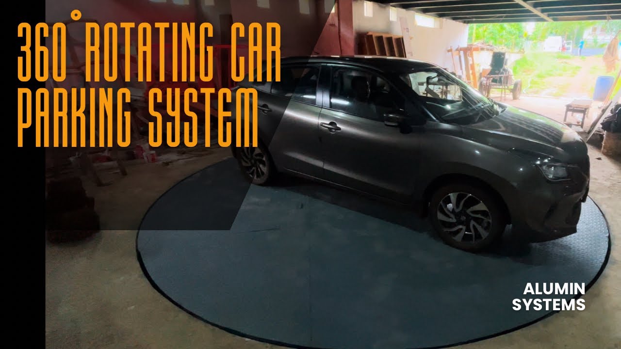 Car Rotating Parking System – Smart Turntable Solution!