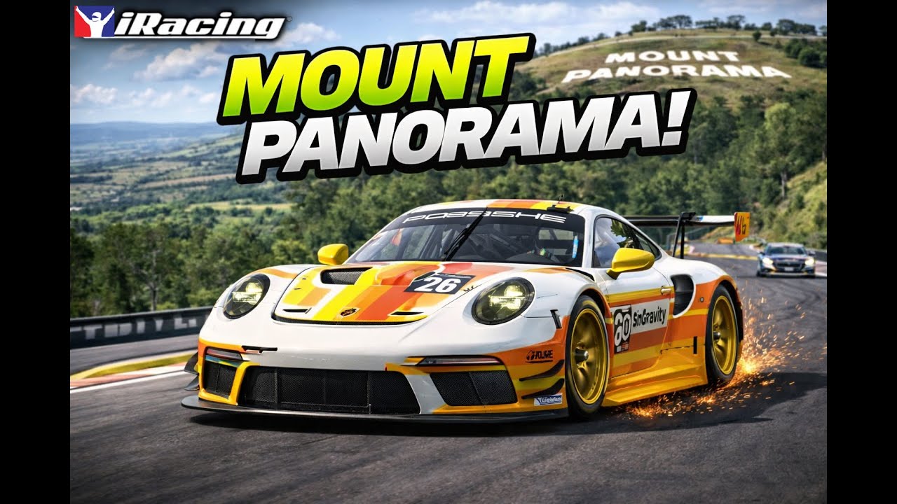 iRacing - Porsche GT3 | Mount Panorama Circuit - GT Sprint Series