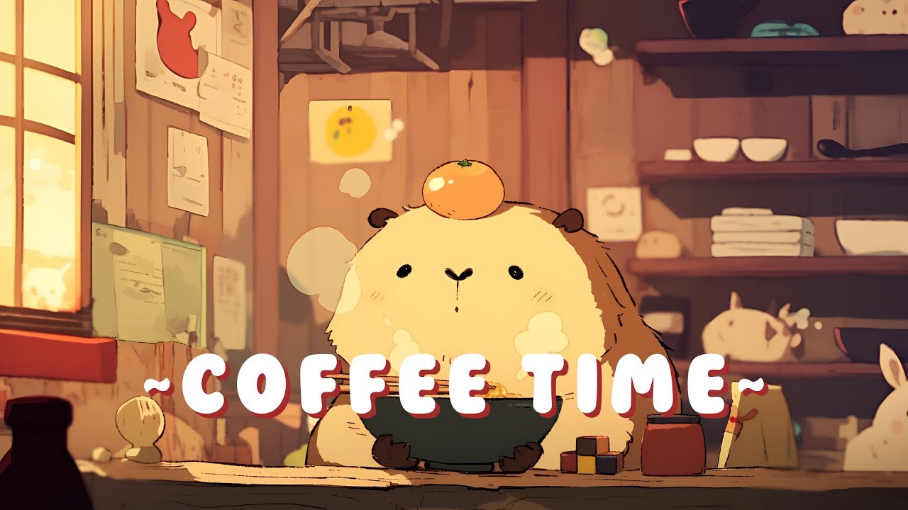 Capybara Study Beats - Relaxing Tunes Collection ~ Chill Session ~ 🦫 🌿 ☕ | Background Music