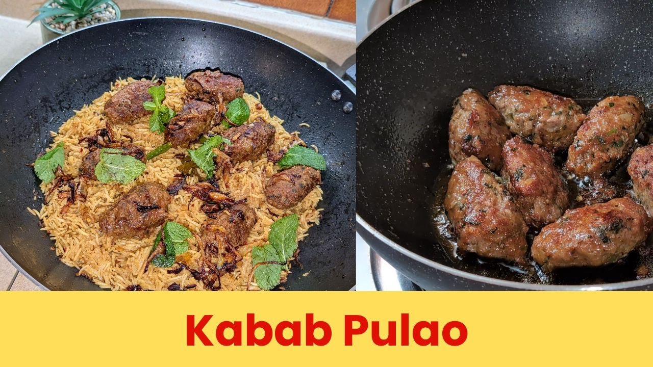 Kabab Pulao Recipe | Kebab Pulao Recipe | Seekh Kabab Pulao Recipe | Eid Special