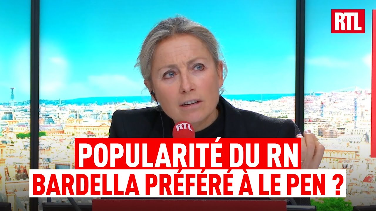 Sondage sur la popularit&eacute; du RN : Jordan Bardella devant Marine Le Pen ?