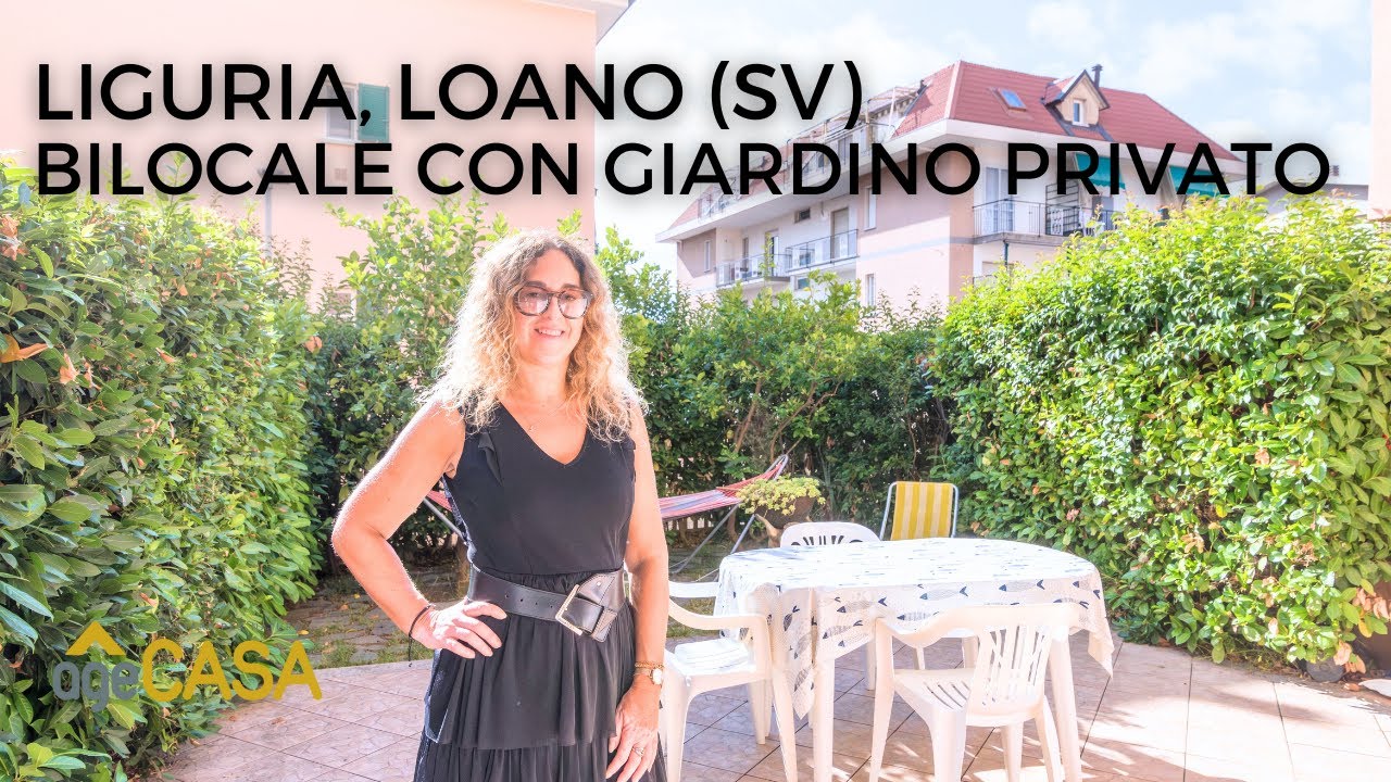 Appartamento bilocale con giardino e box auto in vendita a Loano #casainvendita #hometour #loano
