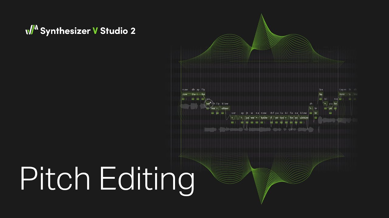 Synthesizer V Studio 2 Pro Tutorial: Pitch Editing