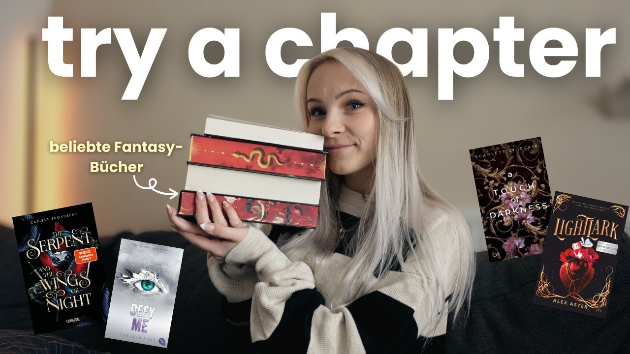 Try a Chapter 📚 | ich lese in beliebte Fantasy B&uuml;cher rein?! | nckreads