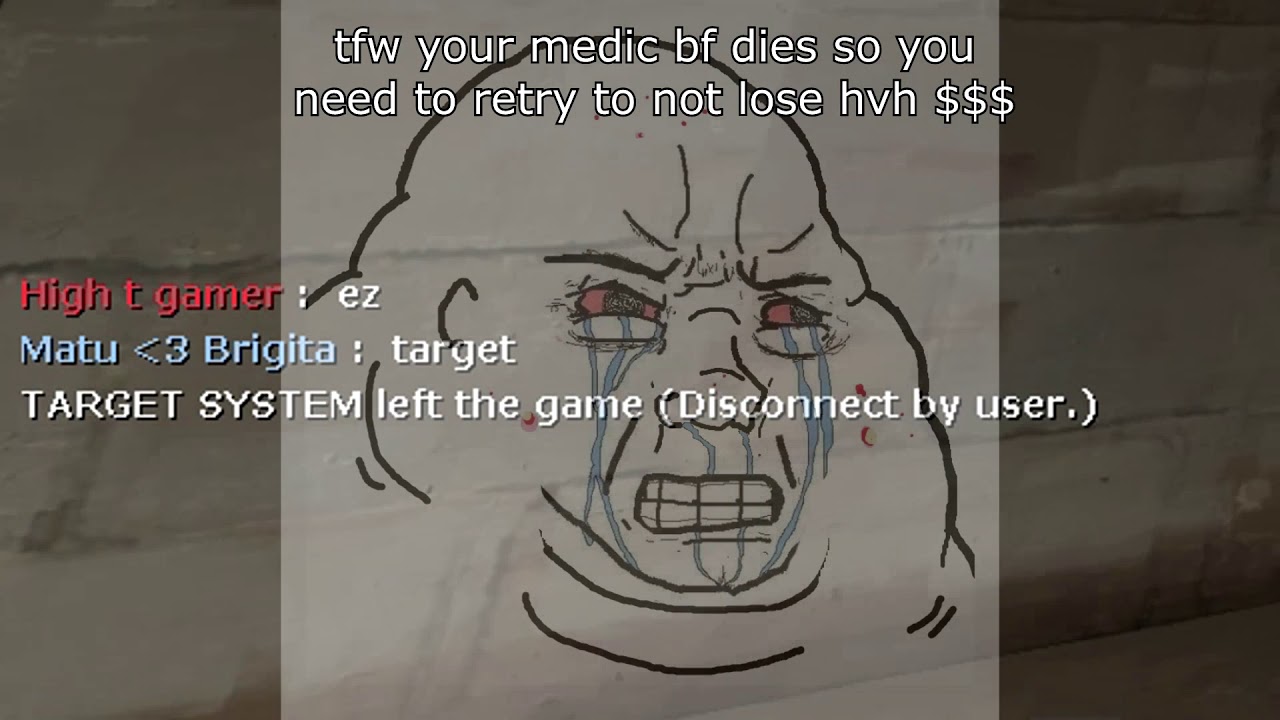 serious hvher gets owned and has a mental breakdown in chat