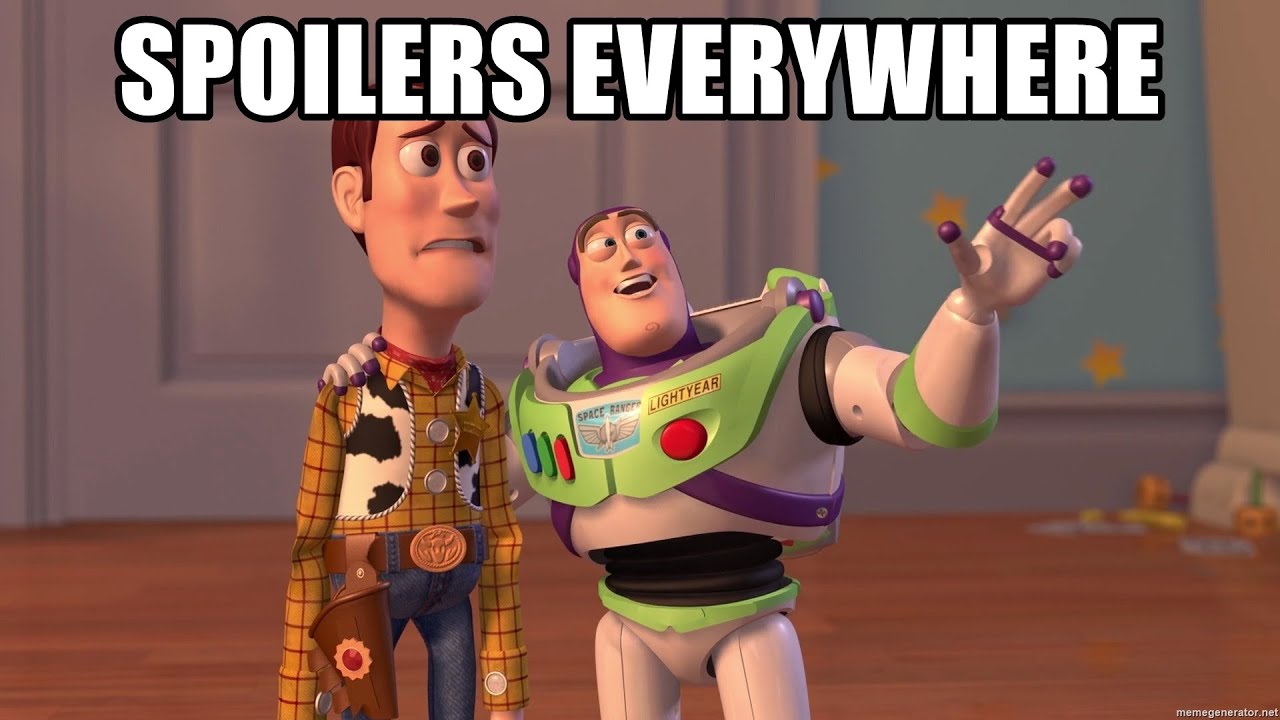 Content creators, STOP PUTTING SPOILERS IN YOUR THUMBNAILS!!!