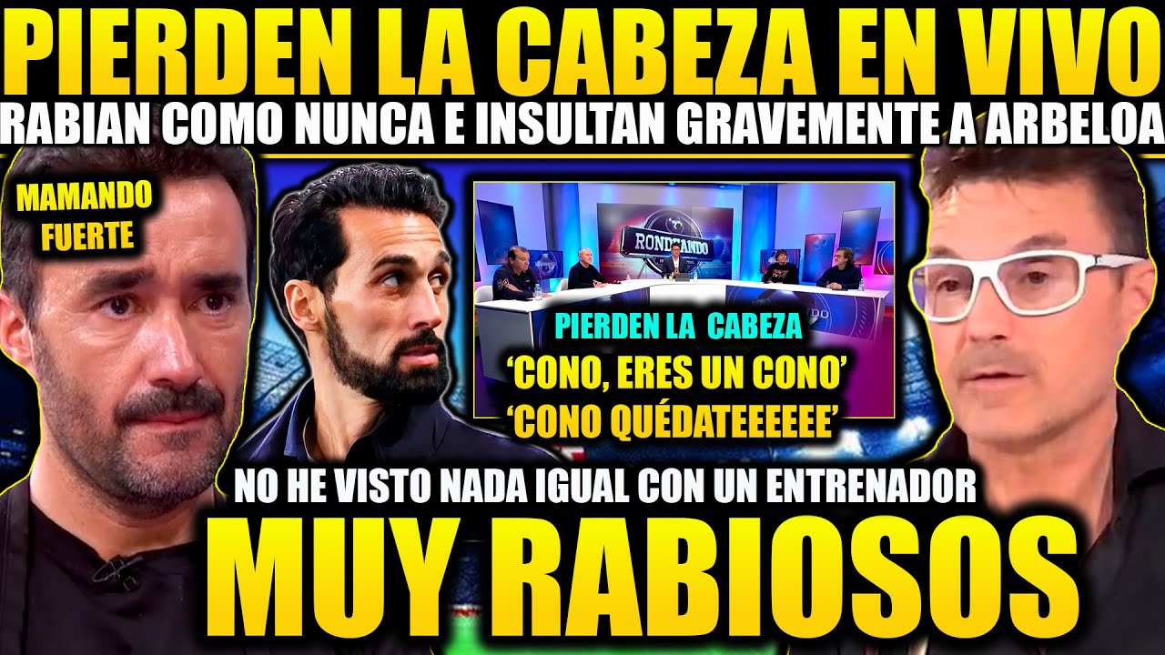 ALBERT LESAN PIERDE LA CABEZA ¡ENLOQUECE lNSULTANDO A ARBELOA Y JUANMA CASTAÑO RABIA COMO NUNCA!