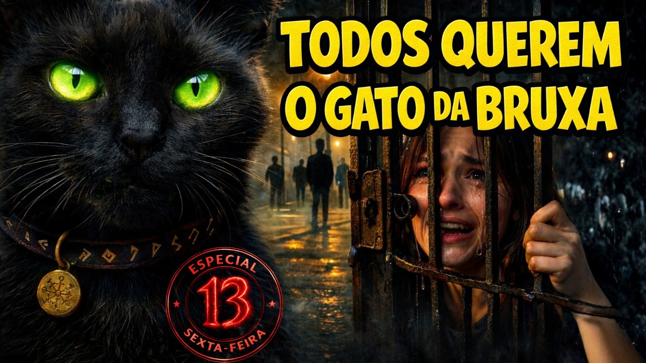 O PACTO DA SEXTA-FEIRA 13: O QUE ELES FIZERAM COM O GATO PRETO DA MINHA TIA?