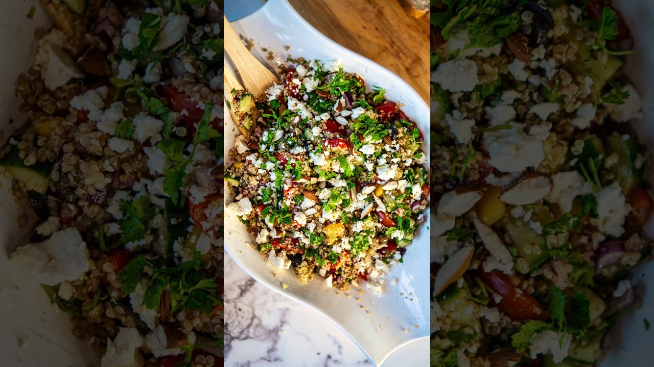 Quinoa + Veggies ASMR Crunch 🥗