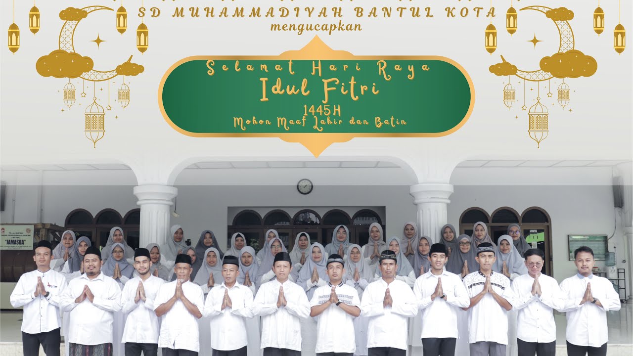 MEDLEY LAGU LEBARAN (Video Clip Cover) - SD Muhammadiyah Bantul Kota