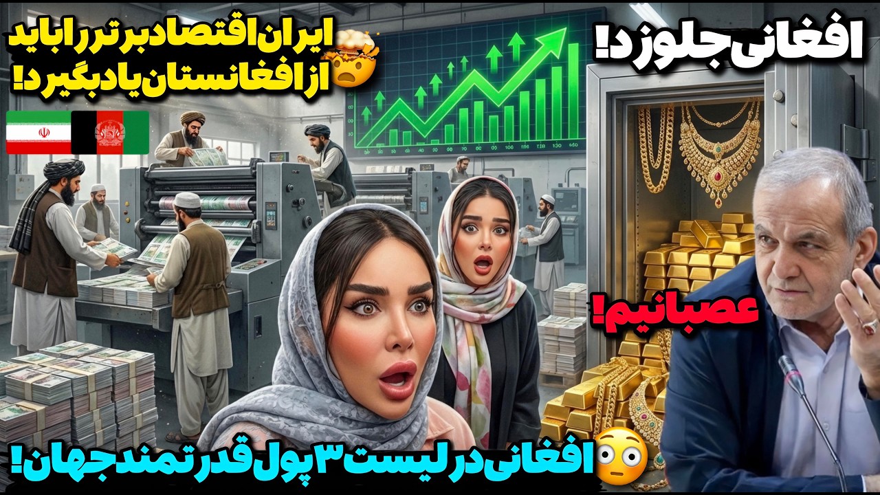 عاجل! 🚨 افغانستان قدرت برتر اقتصادی منطقه!؟ 😳 ایران باید جذب سرمایه رو از افغانستان یاد بگیره!