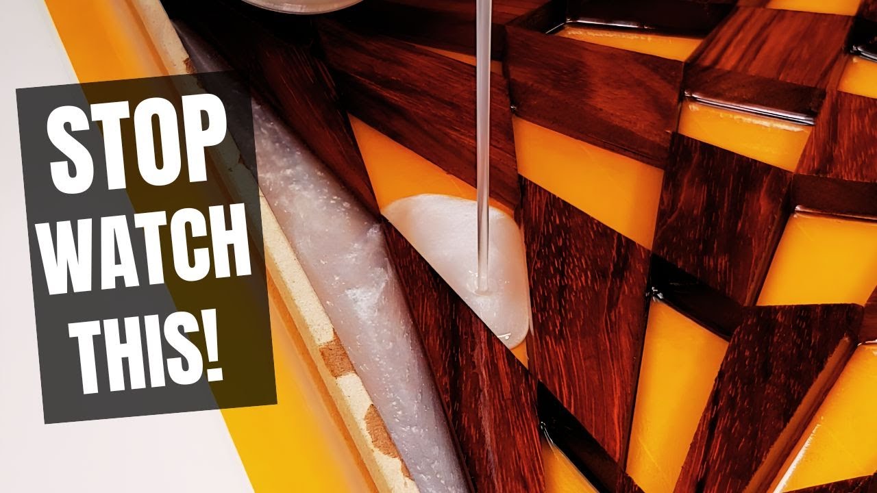 I Poured White Resin Into Exotic Wood&hellip; The Result Is Perfect