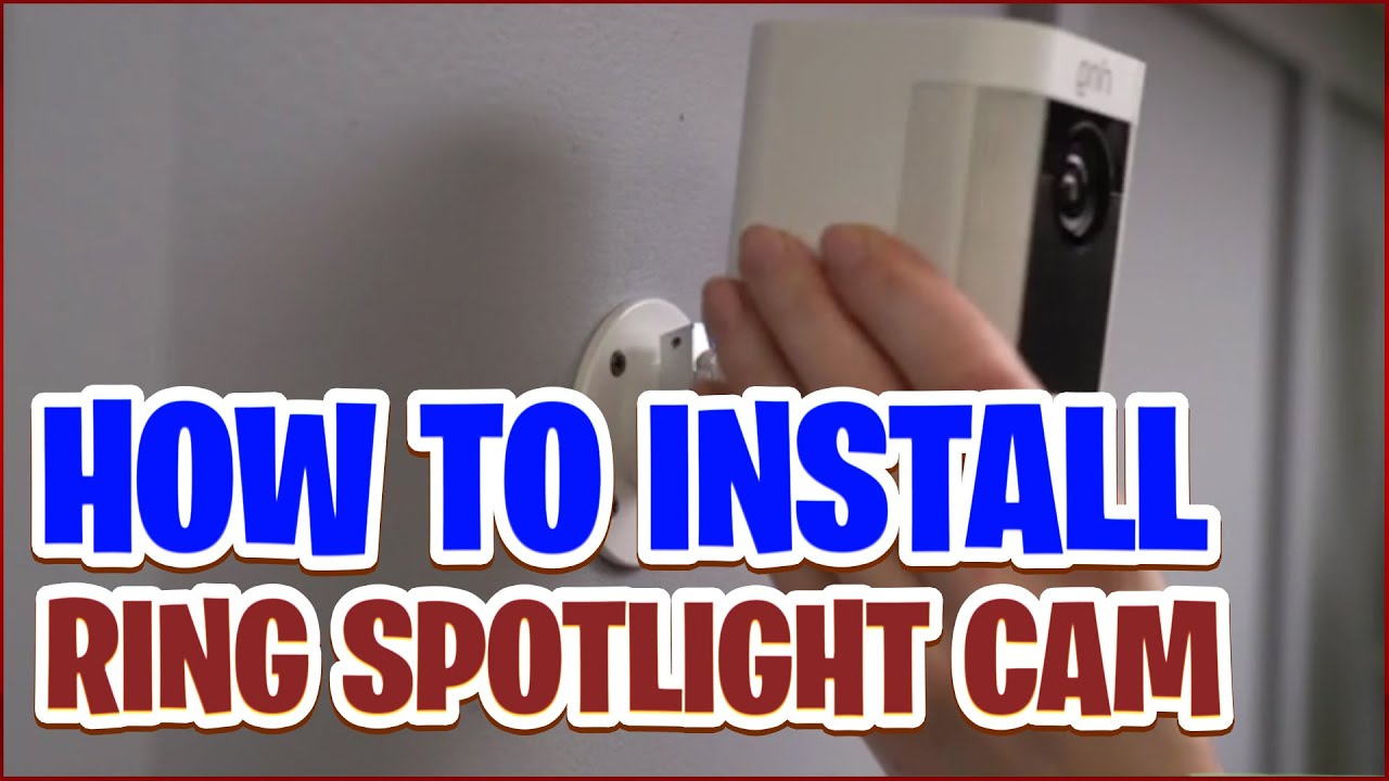 How to Install Ring Spotlight Cam Battery
