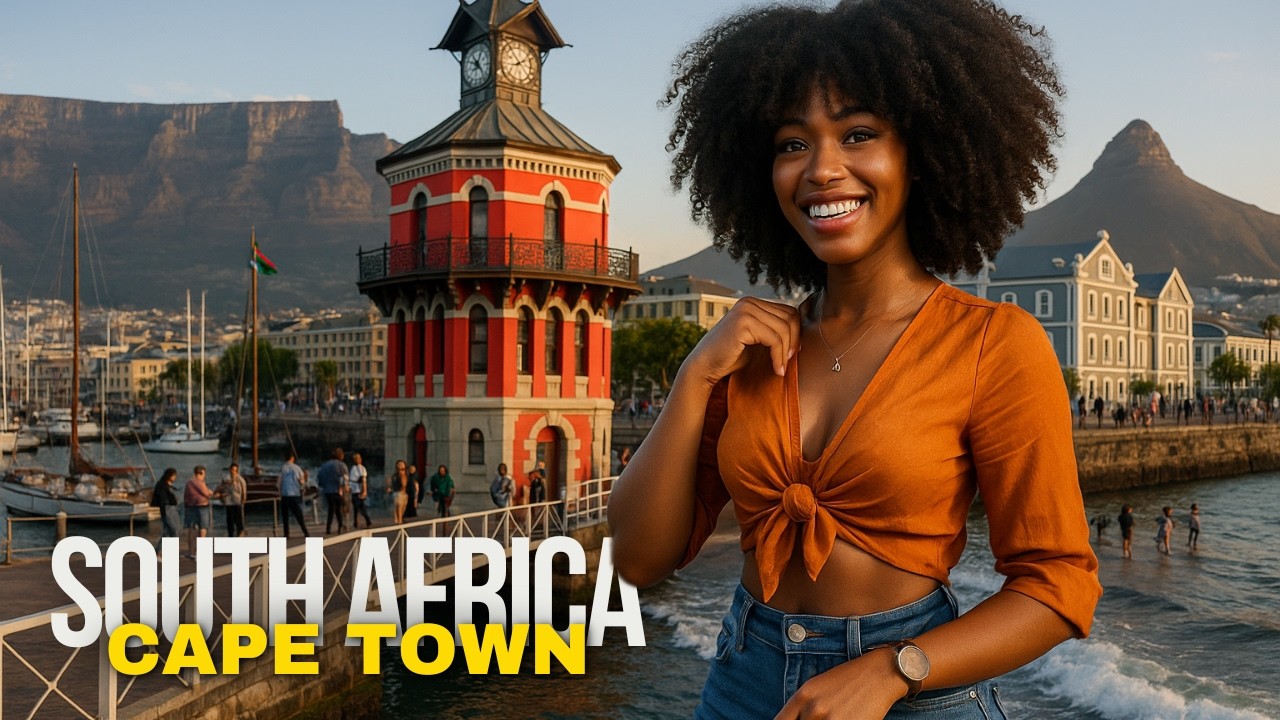 CAPE TOWN WALKING TOUR 🇿🇦 SOUTH AFRICA 2025 💃 Glorious Sunset, Tribal Dance & African Waterfront