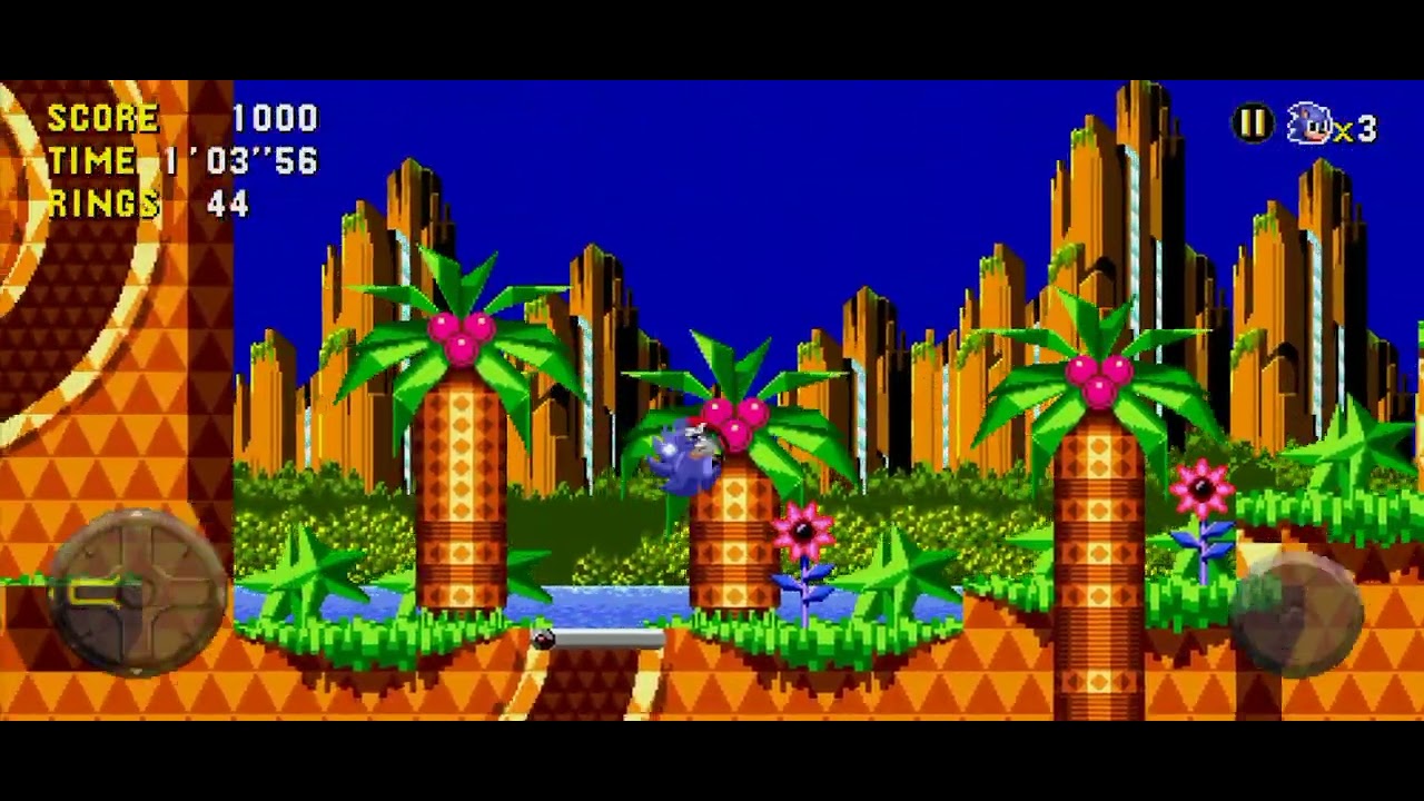 Aku bermain sonic CD bagian 1