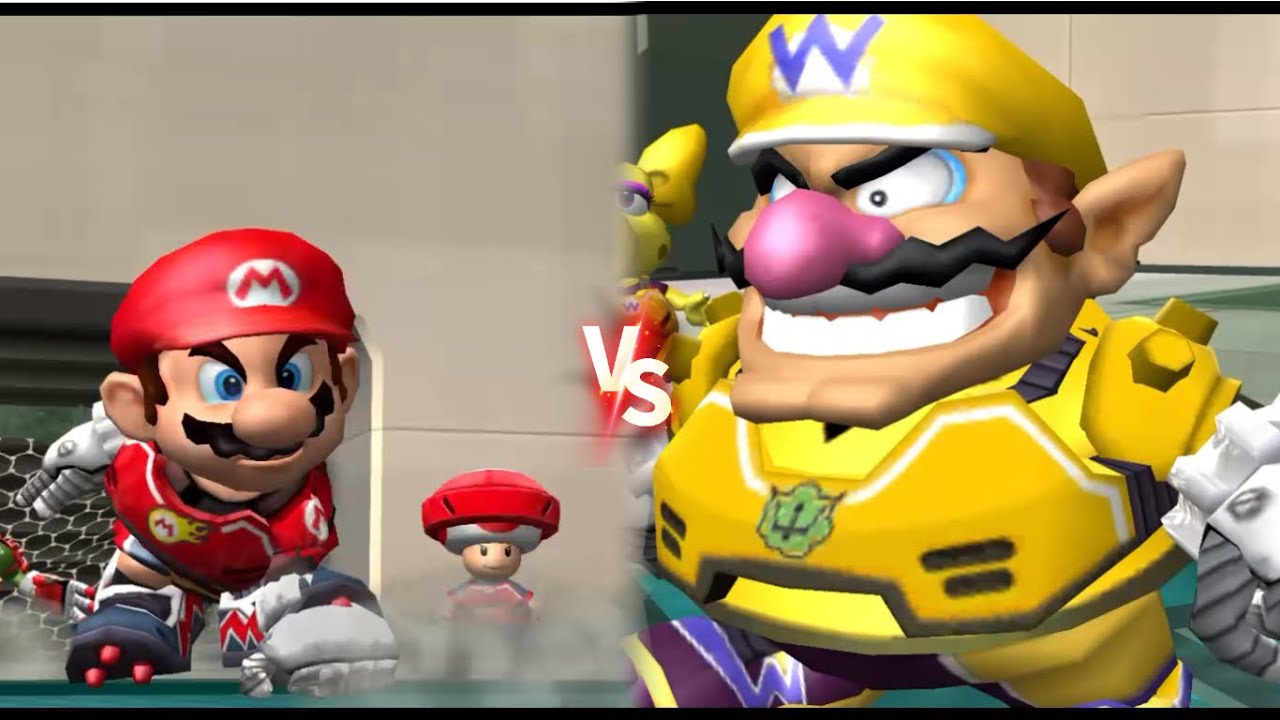 Mario Strikers Charged | Mario Vs Wario