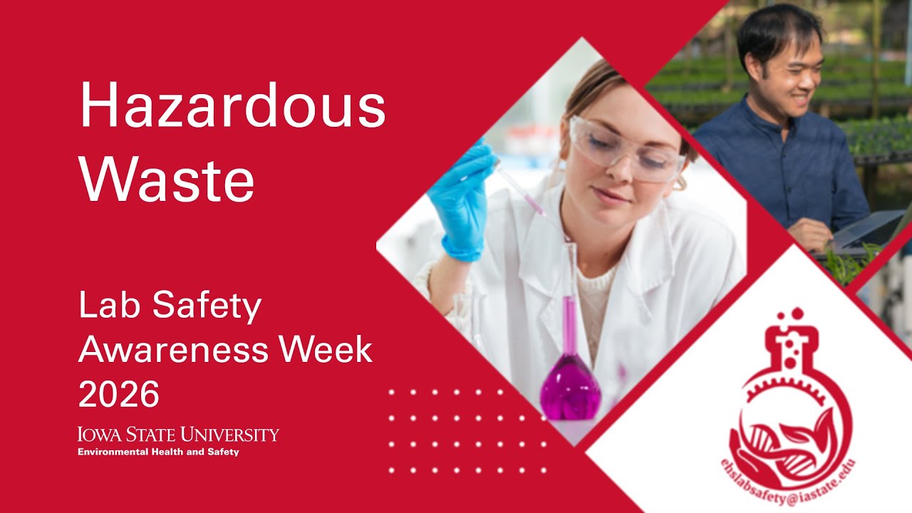 Hazardous Waste - Lab Safety Awareness Week 2026