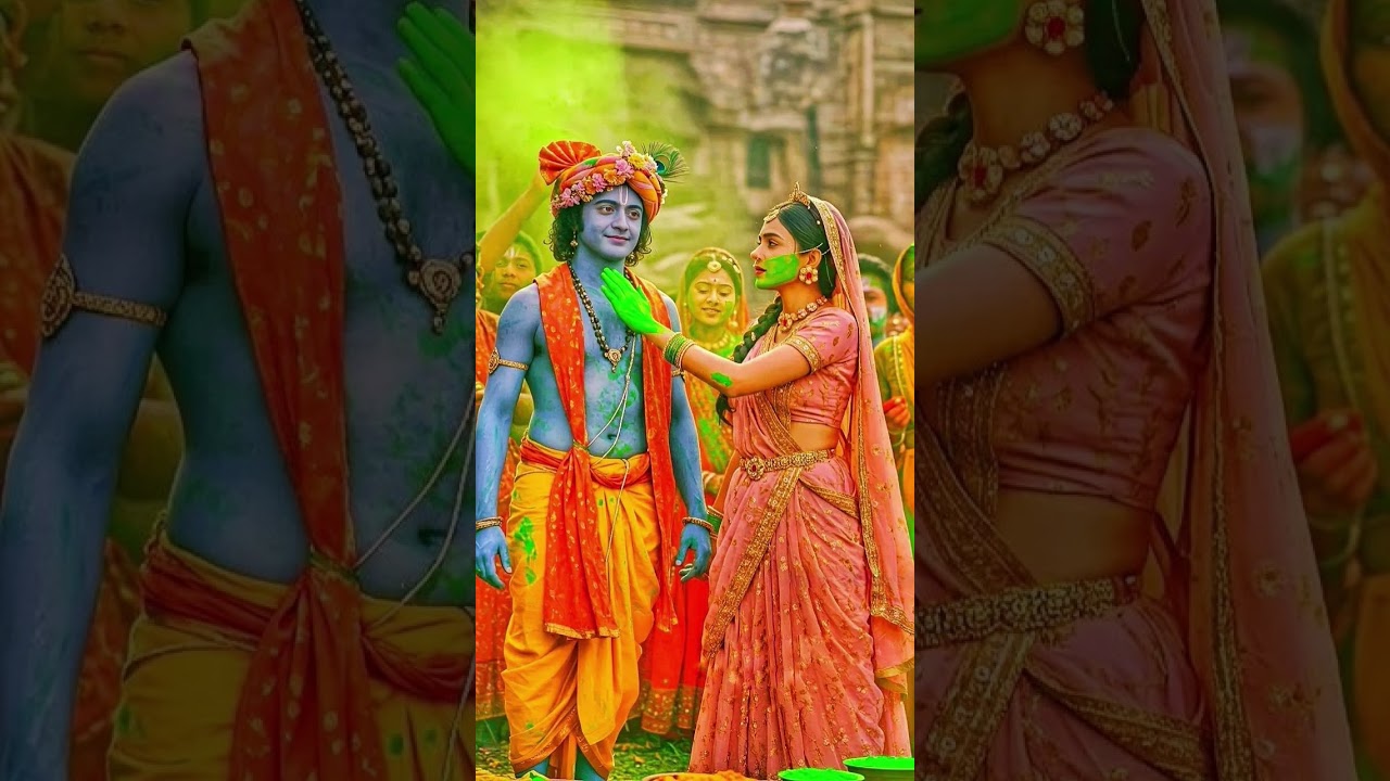 राधा के मन में बस गए कुंज बिहारी #shortsviral #song #viralsong 🙏🧡❤💙🙏