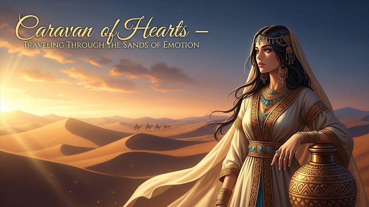 Caarravan Of The Hearh Traveling Through The Sands Of Emotions