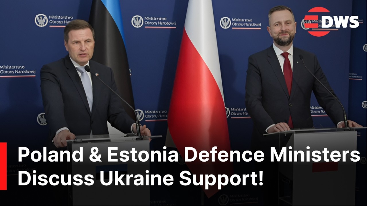 FULL BRIEFING: Poland & Estonia Leaders Speak on Military Cooperation and Ukraine Support | AC1Z