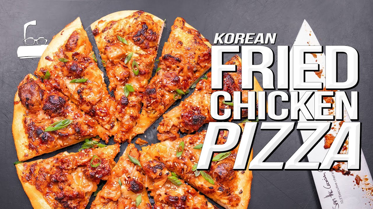 THE BEST FRIED CHICKEN PIZZA THAT'S ABOUT TO SERIOUSLY CHANGE YOUR LIFE! | SAM THE COOKING GUY