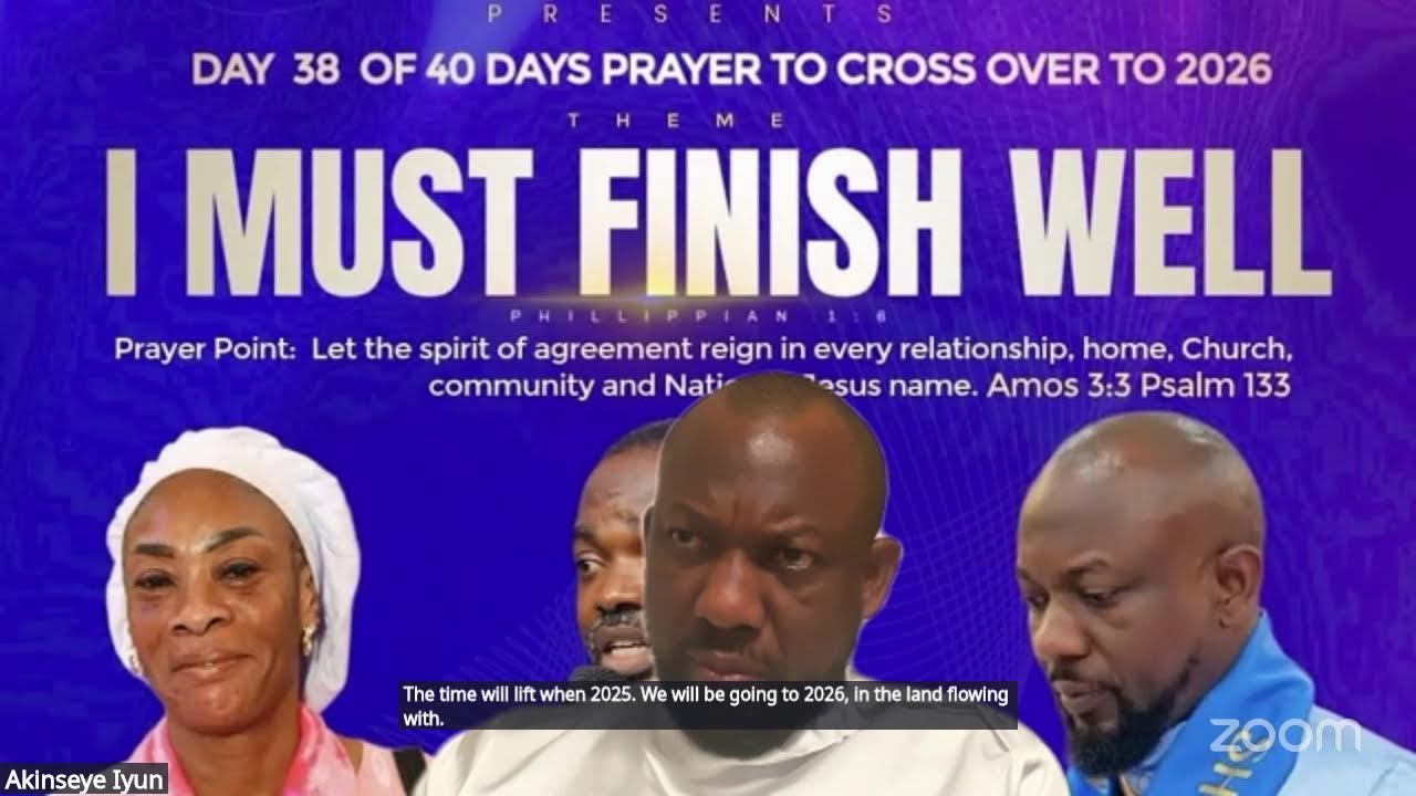 Day 38 of 40 Days Prayer to Crossover into 2026