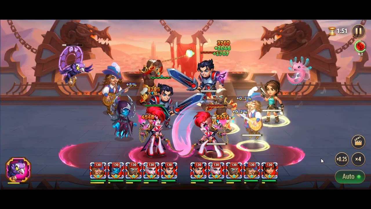 Hero wars- Counter Galahad, lyrai, tristan, sebastian, lara croft in lyria brawls
