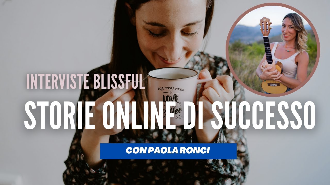 CELEBRAZIONI BLISSFUL PER INSEGNANTI DI MUSICA CON PAOLA RONCI