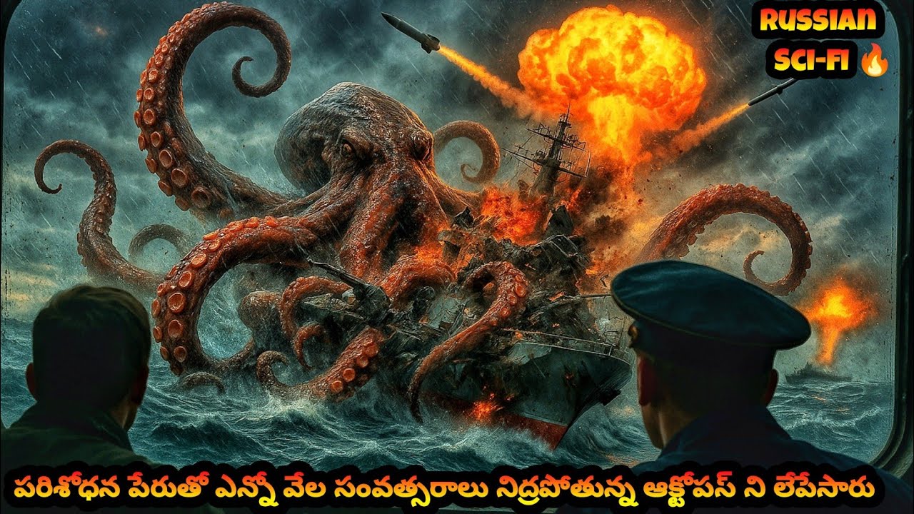 పరిశోధన పేరుతో ఎన్నో వేల సంవత్సరాలు నిద్రపోతున్న ఆక్టోపస్ ని లేపేసారు| Russian Sci-fi muv explained