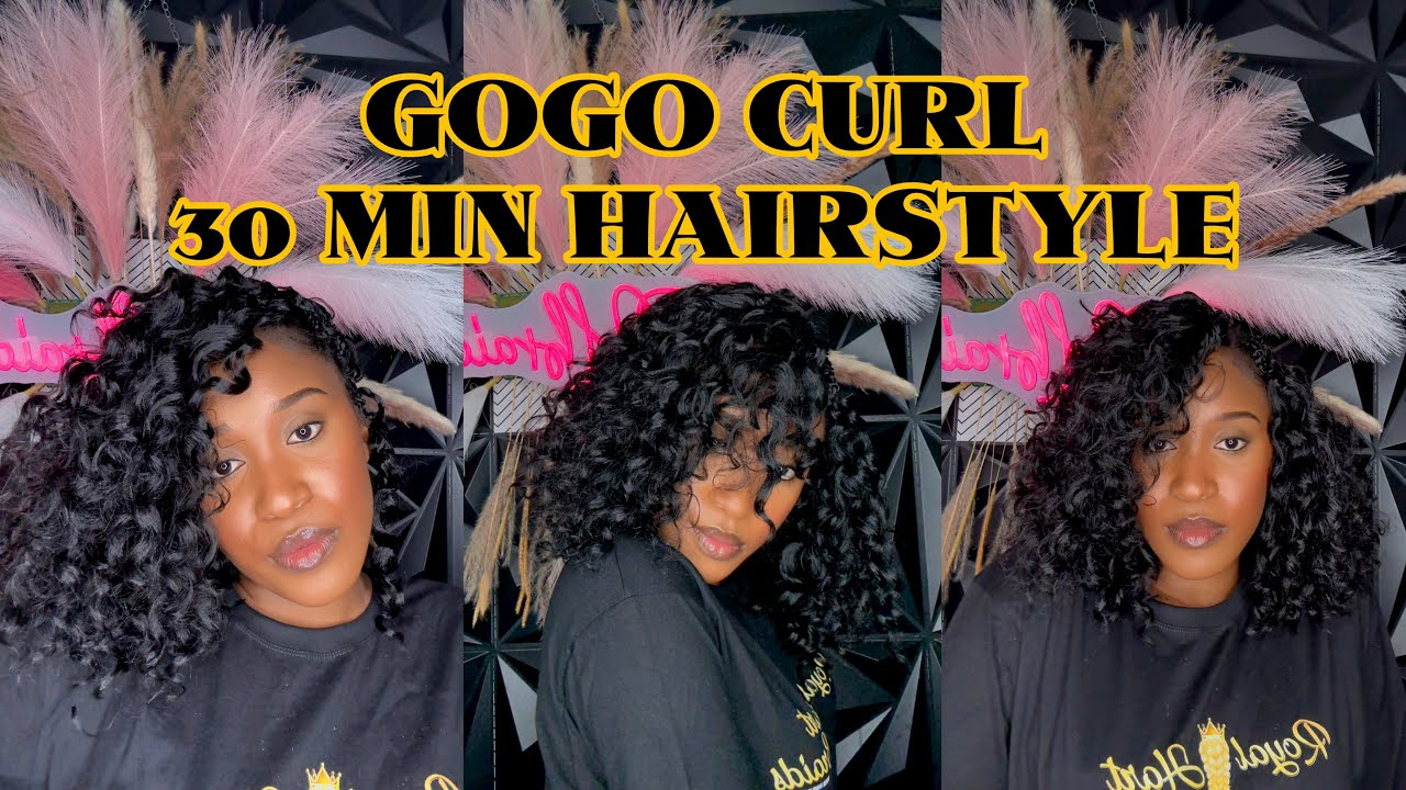 Easy Gogo Curl Crochet Hairstyle | Full DIY Install + Hair Breakdown (No Glue, No Heat!)