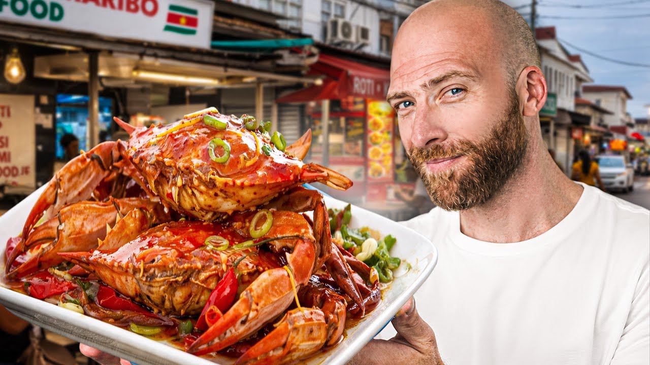 Suriname Fast Food Secrets!! Locals Took Me Here!!