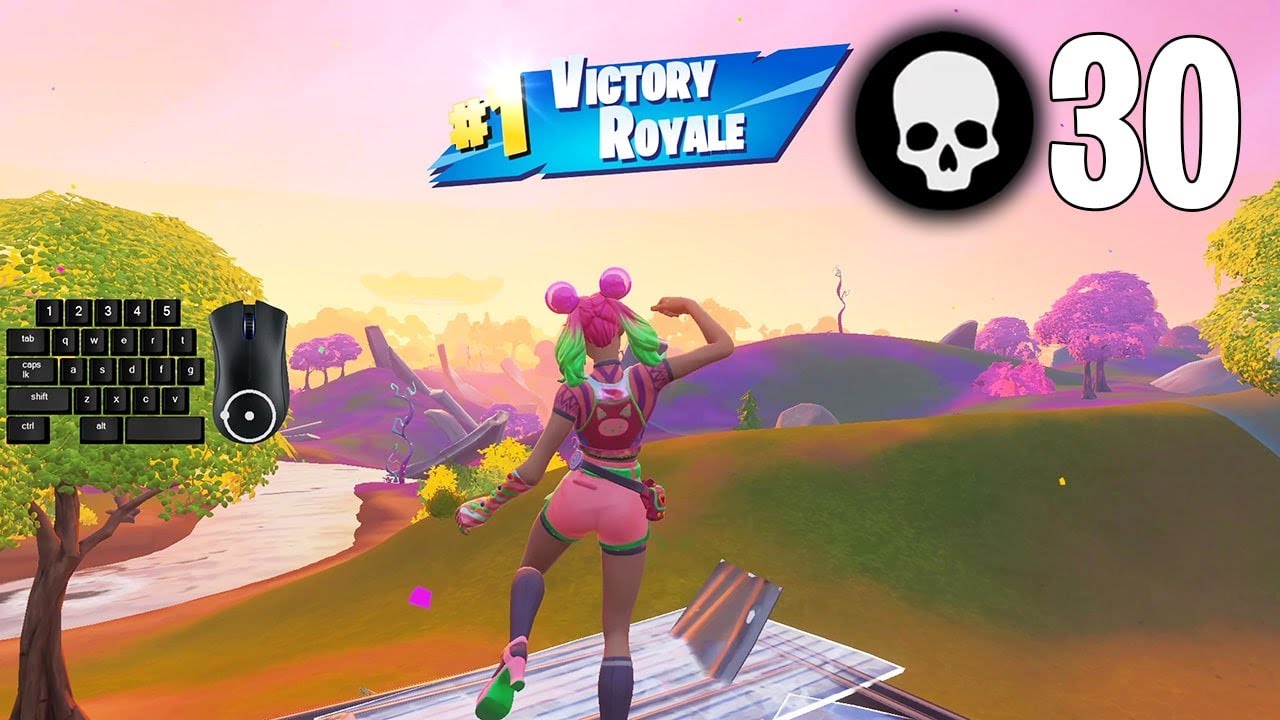 30 Elimination Solo Squad Win Season 7 Gameplay Full Game (Fortnite PC Keyboard)