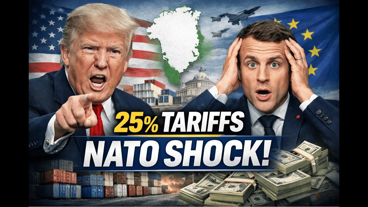 Trump Threatens 25% Tariffs on 8 NATO Allies Over Greenland Deal