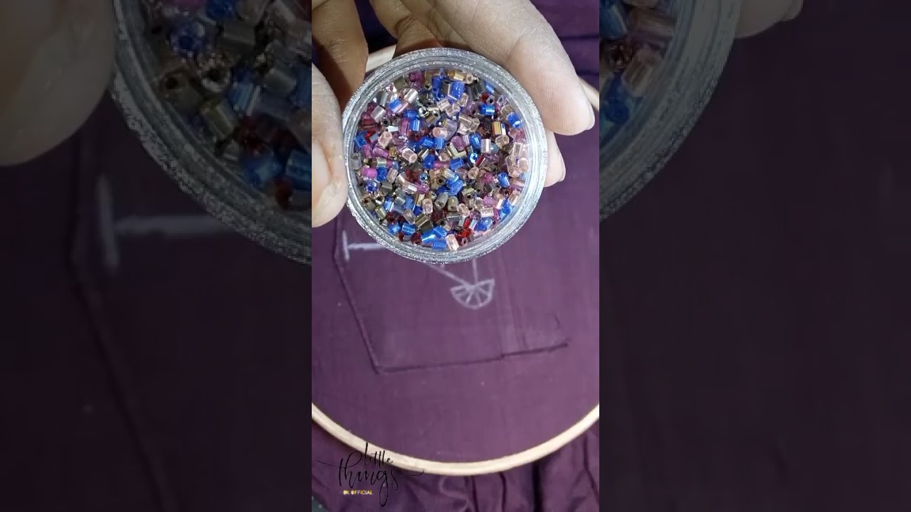 Juice 🍸glass with lemon 🍋|beads works 
