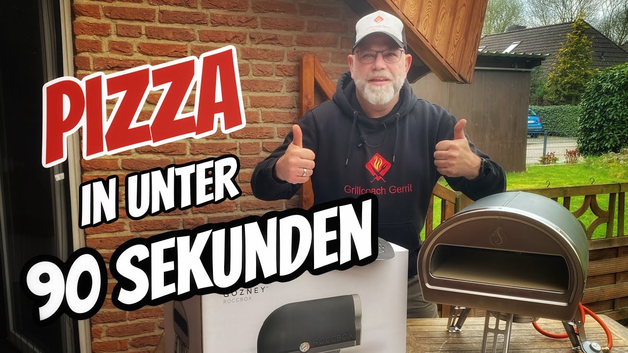 Pizzaofen ROCCBOX von GOZNEY - Unboxing, Inbetriebnahme und 1. Pizza