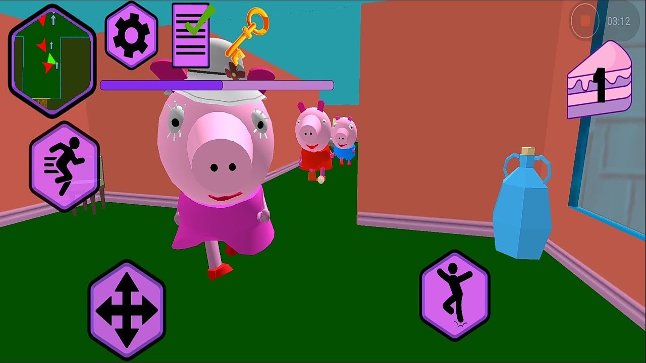 Piggy Neighbor Family Escape Obby House 3D Gameplay Level 25