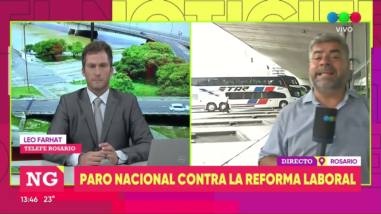 Paro nacional de la CGT: el impacto en la ciudad de Rosario
