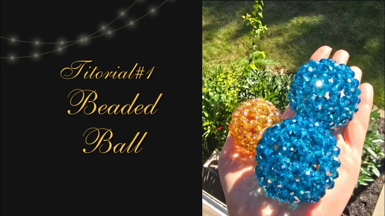 Tutorial #1 Beaded Christmas ornament ball. Best idea for decoration and accessories🎄👛