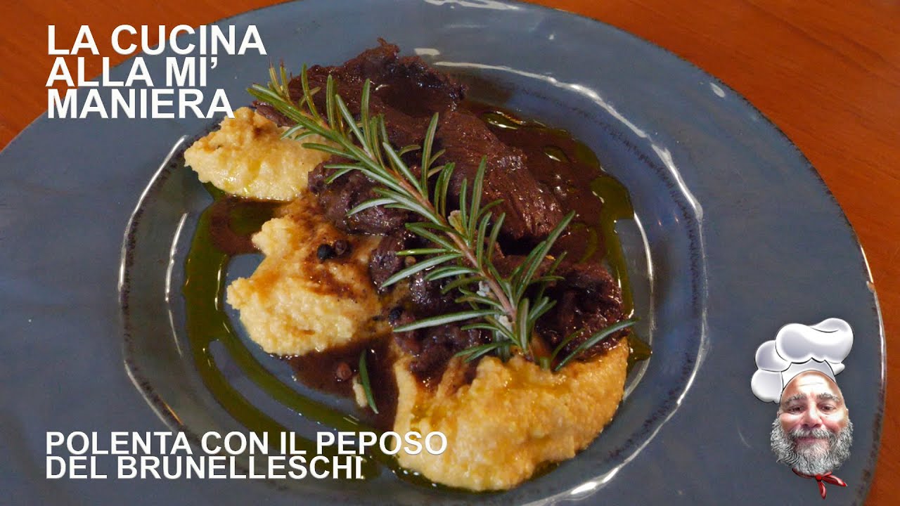 Polenta con Peposo del Brunelleschi - La Cucina Alla Mi' Maniera